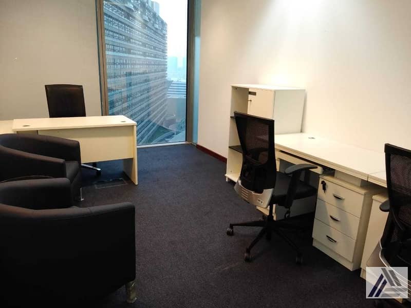 Most Desirable Independent Furnished Office With High View In Burjuman Business tower Linked With Metro