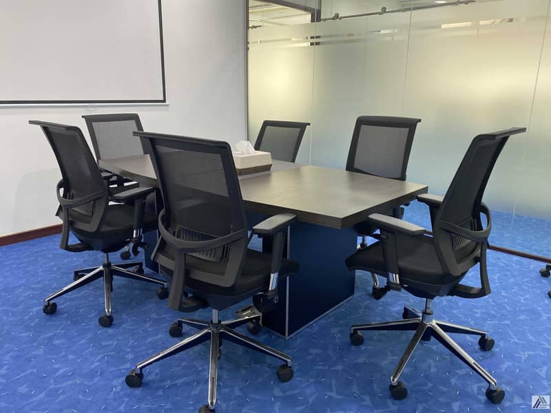 10 Single payment Fully Furnished Serviced  Office suitable for 2 staff/ Linked with Metro