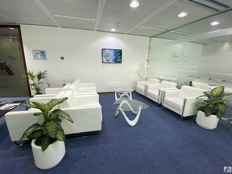 6 Independent stand alone Fully Furnished and Serviced office with 3 cabins linked with Metro