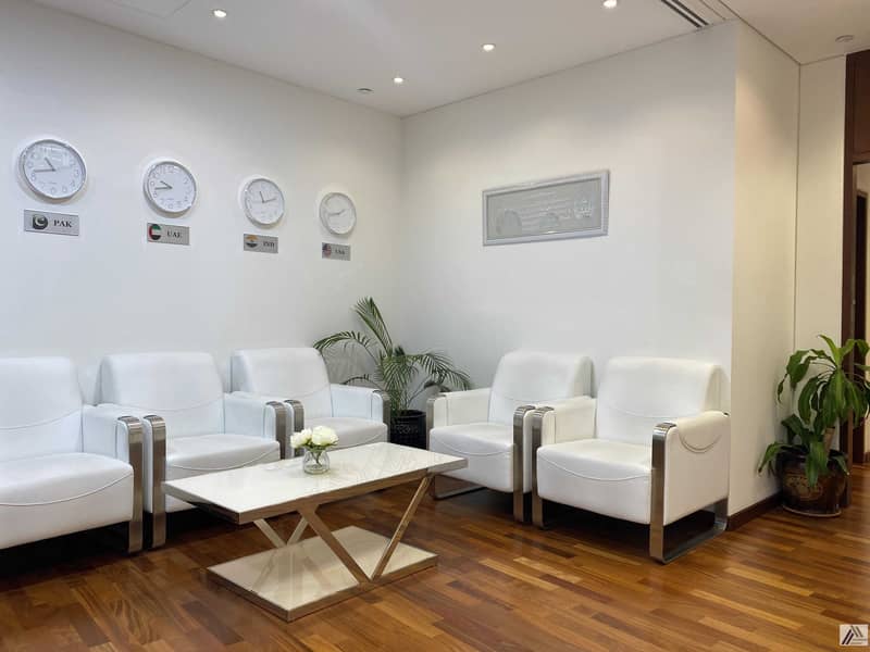 7 Independent stand alone Fully Furnished and Serviced office with 3 cabins linked with Metro