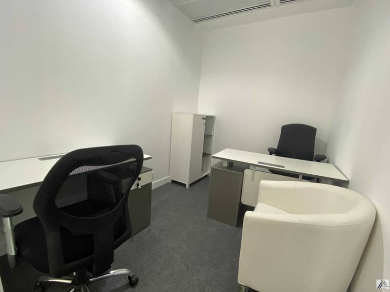 5 Most Desirable Independent Furnished Office With High View In Burjuman Business tower Linked With Metro