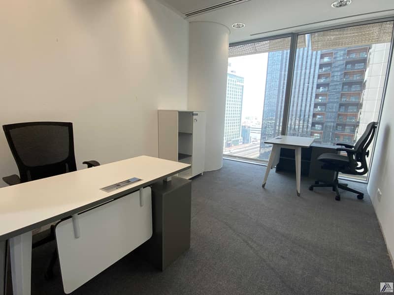 6 Most Desirable Independent Furnished Office With High View In Burjuman Business tower Linked With Metro