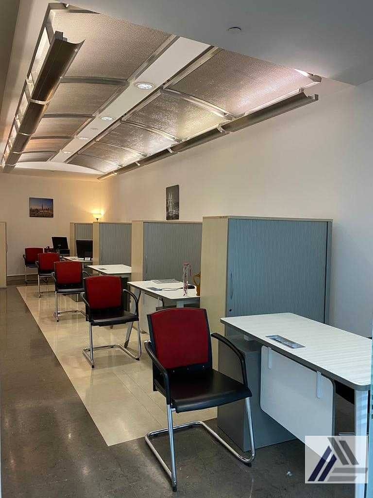 Co Working space | Flexi Desk office only AED 12000/-yearly All inclusive| linked with metro and Mall