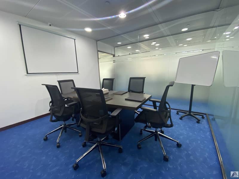 4 Deal of the week| Serviced and Furnished Office Good For 4 persons | Linked with Metro and Mall