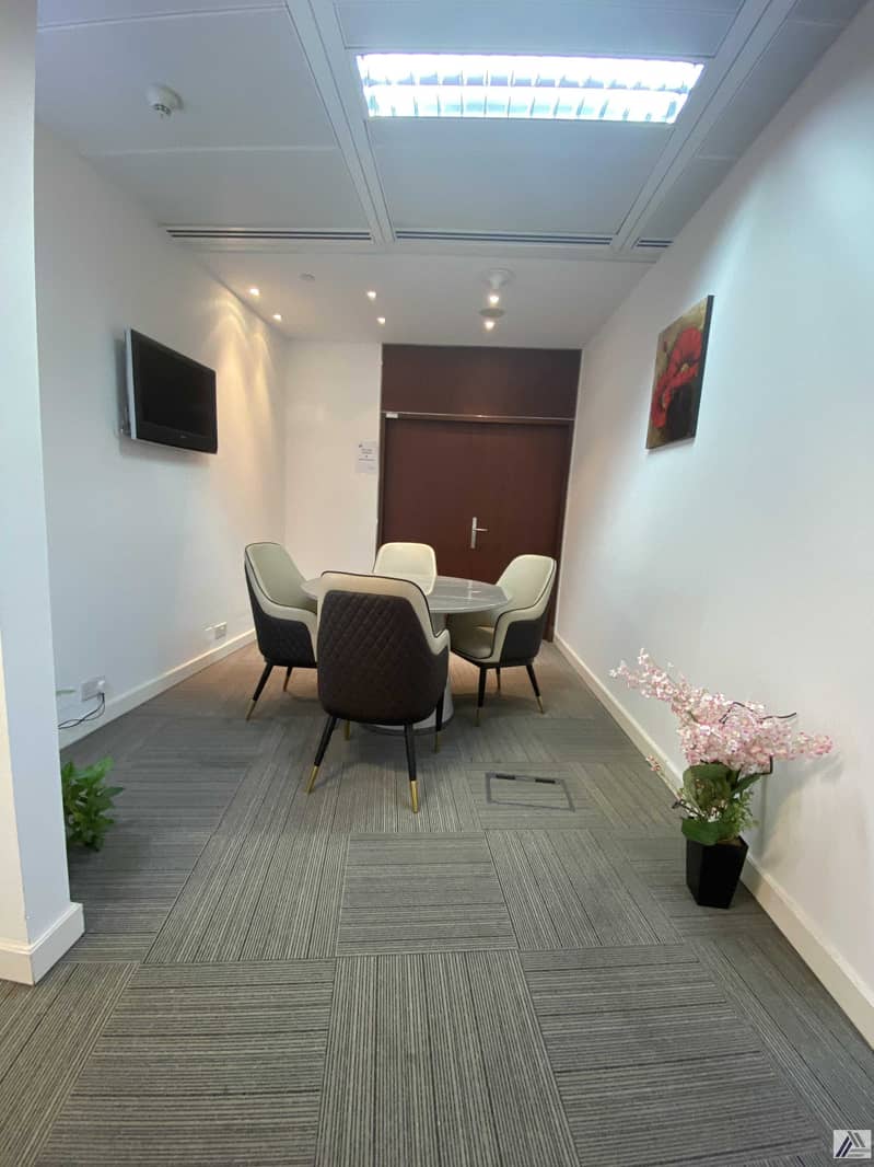 8 Fully furnished | Serviced | Office| Conference Room |Meeting Room facility| Linked with Metro