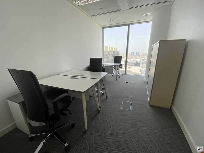 Fully Furnished /Serviced / well maintained Office /Linked with Metro and Mall