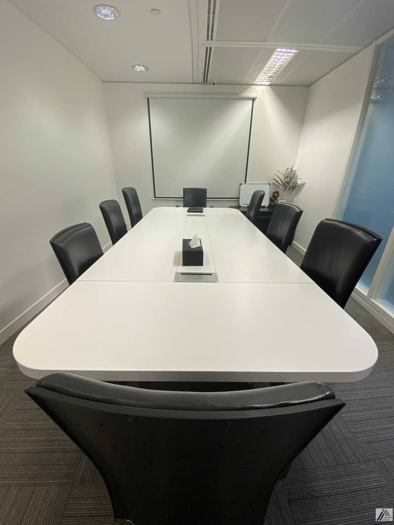 10 Fully Furnished office |Dewa | Internet | Conference room  | linked with Burjuman mall and