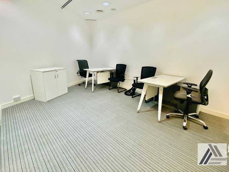 3 Affordable price |Smart Serviced Office | Linked with Burjuman Mall and Metro