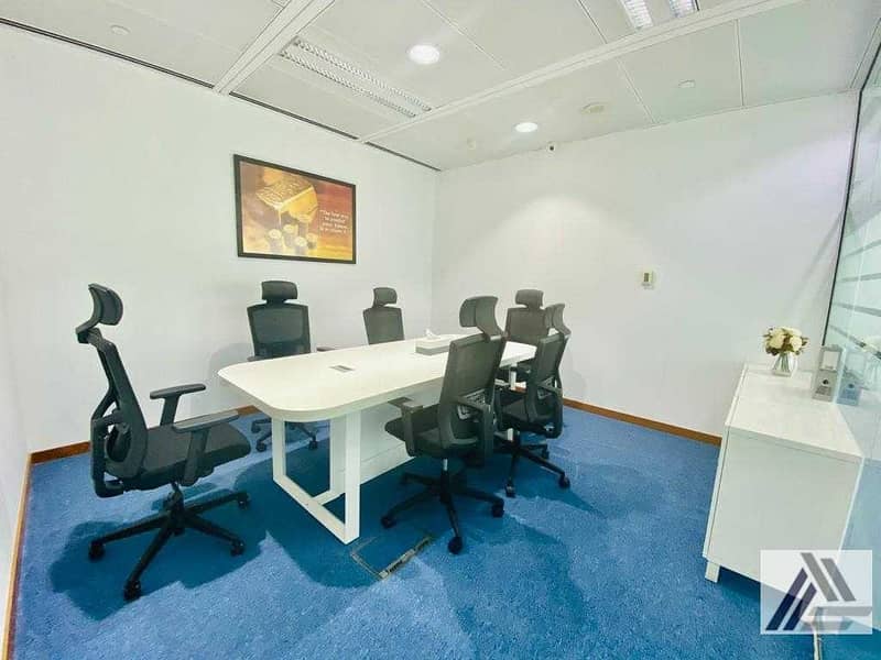 4 Affordable price |Smart Serviced Office | Linked with Burjuman Mall and Metro