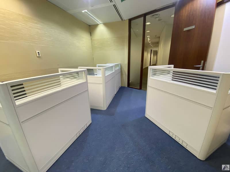 5 Remarkable Location| Fully Fitted Independent Office for  8persons| Linked with Metro and Mall