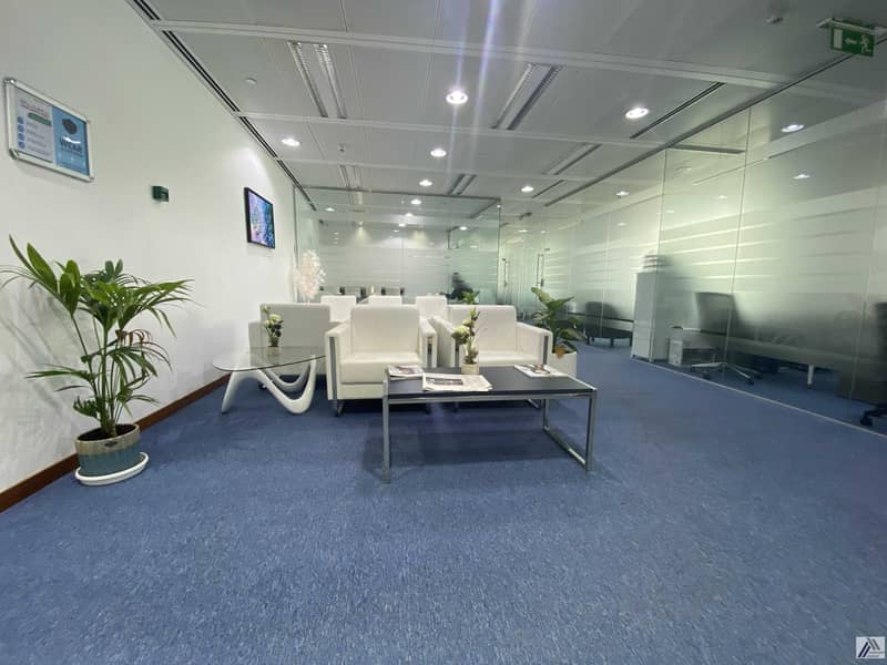 8 Remarkable Location| Fully Fitted Independent Office for  8persons| Linked with Metro and Mall