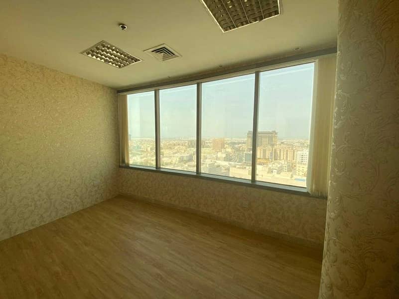 2 Partitioned Office Space for rent in a premium building on Al Makhtoum Road near the Clock Tower Deira