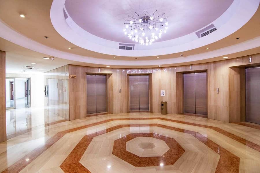 11 Partitioned Office Space for rent in a premium building on Al Makhtoum Road near the Clock Tower Deira
