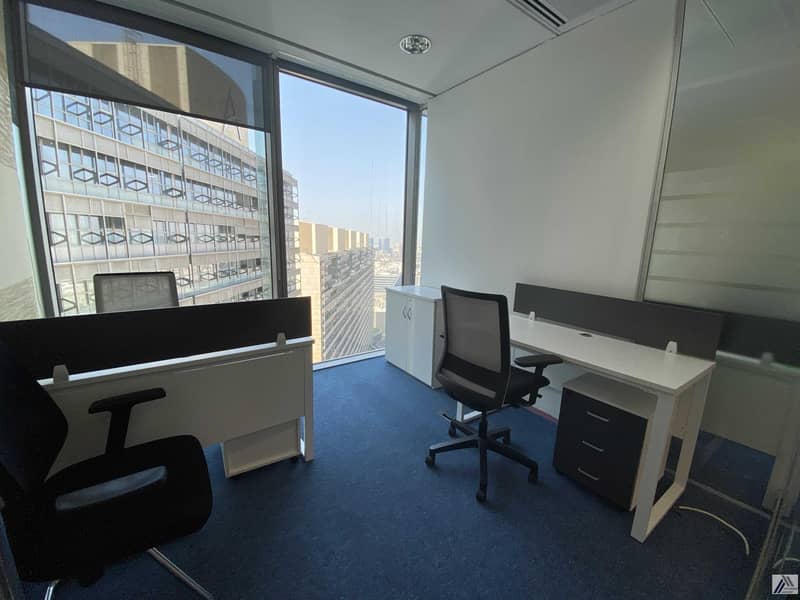 13 Deal of the week| Serviced and Furnished Sharing Office Good For 2 persons | Linked  with Metro