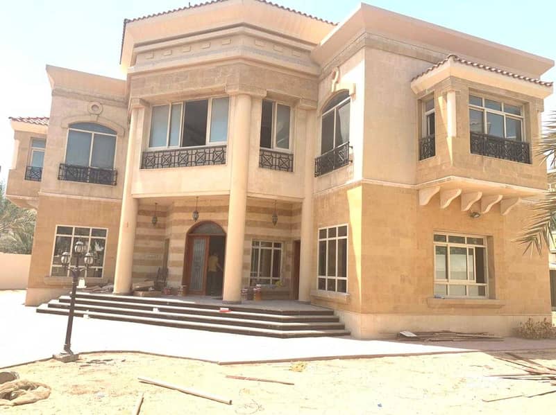 Super luxury villa for rent in Al khawaneej(6 bed room  + hall + majls + maidsroom + 2kitchen  +hall +parking +service block))