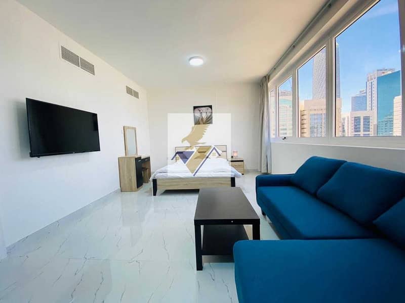 Furnished and Brand New Studio Apartment Including Electricity Water & Wifi Near Corniche 4500