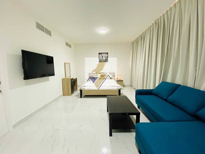 2 Furnished and Brand New Studio Apartment Including Electricity Water & Wifi Near Corniche 4500