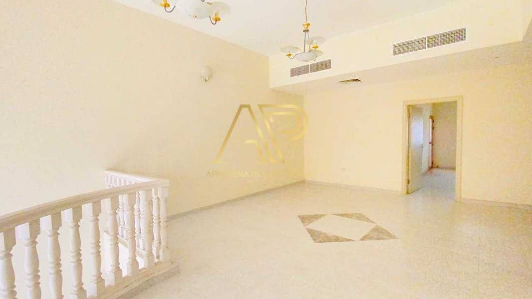 11 LARGE 4 BEDS VILLA INFRON OF LAMER | 12 CHEQUE | 1 MONTH FREE + MAIDS ROOM