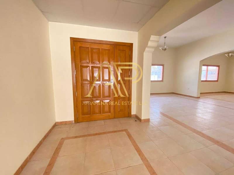 15 LARGE 4 BEDS VILLA INFRON OF LAMER | 12 CHEQUE | 1 MONTH FREE + MAIDS ROOM