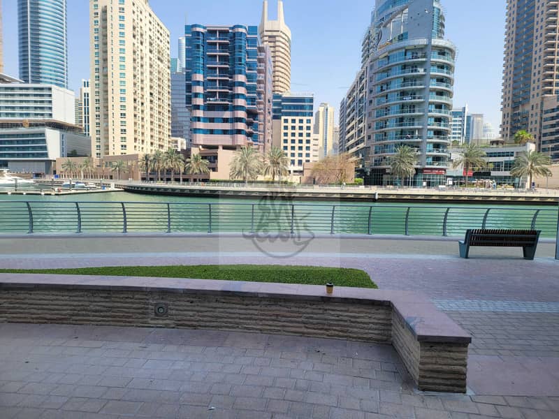 Urgently for Rent in Reduces | Wharf 1  Marsa Dubai Marina  | Shell & Core Shop  Size 1289 Sq ft | For Rent in 75K  only