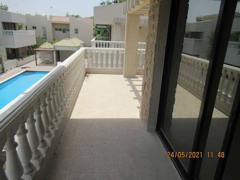 4 bedrooms spacious lmaids room|family tv room|1 month rent free| big terrace|private garden|Rent Dhs 140k p/a.