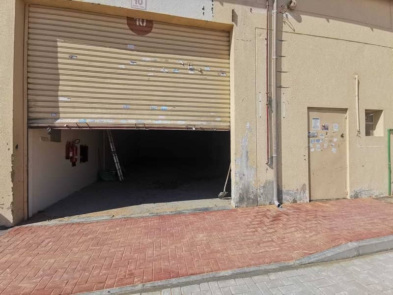 Warehouse For Rent In Ajman Road Facing Near Jail 1900 SQFT ,