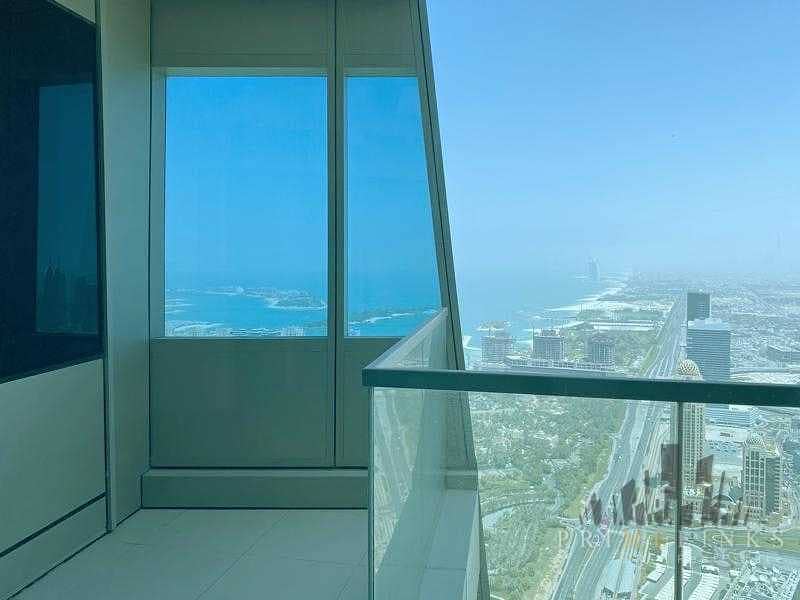 4 Stunning Full Sea View 2 Bedrooms Unfurnished