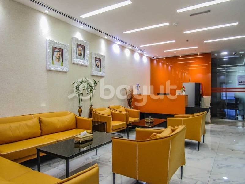 IDEAL OFFICE IN OUD METHA  FULLY FITTED WITH AFFORDABLE BUDGET AVAILABLE FOR RENT