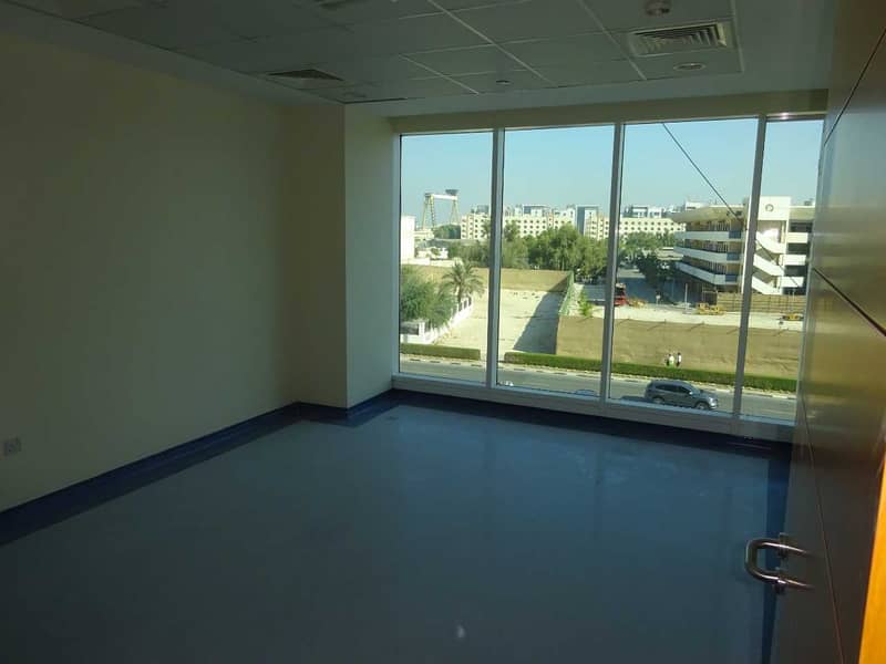 AL HUDAIBA AWARD BUILDING- SEPARATE OFFICES FULLY FITTED AVAILABLE FOR RENT@25K/AED