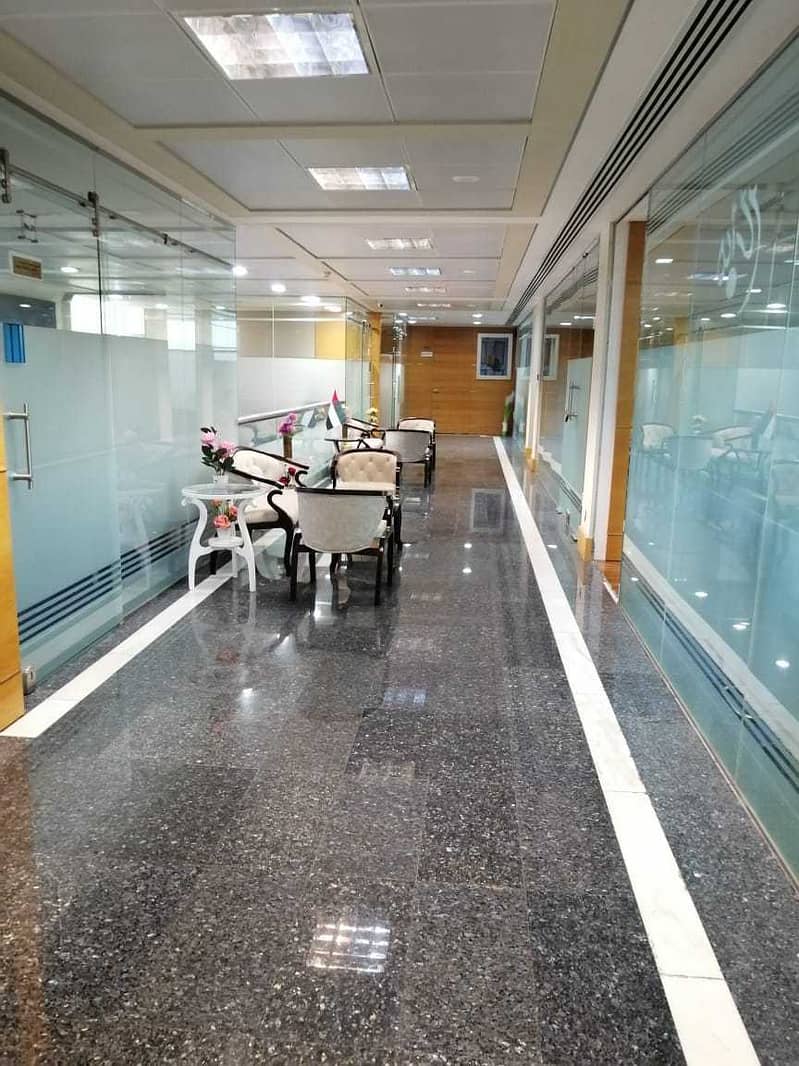 PRIME LOCATION- FITTED OFFICE SPACE IN DEIRA AL KHABISI AVAILABLE FOR LEASE WITH AN AFFORDABLE RATES