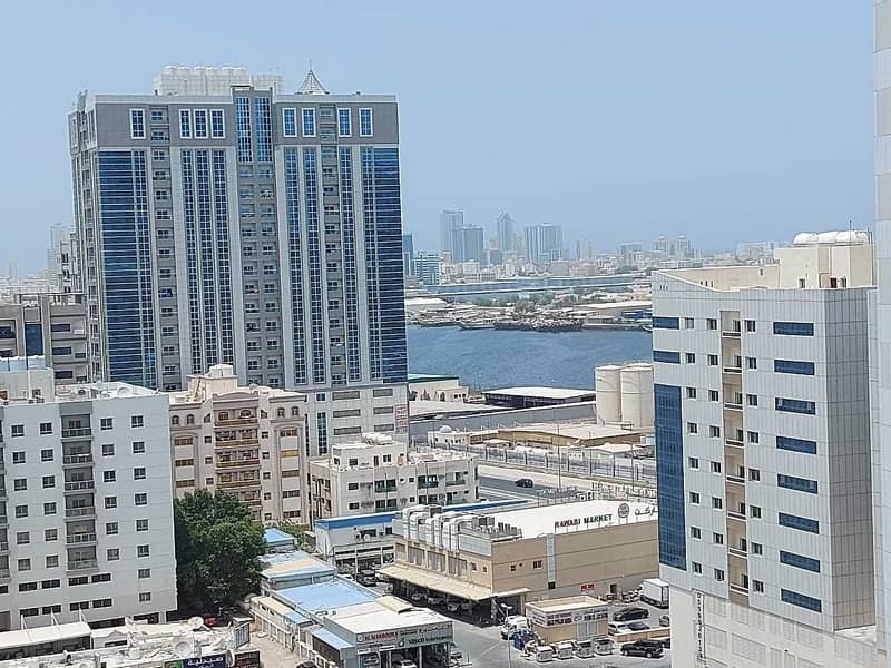 23000 AED Two Bed Hall Open  VIew  In Ajman Pearl Towers