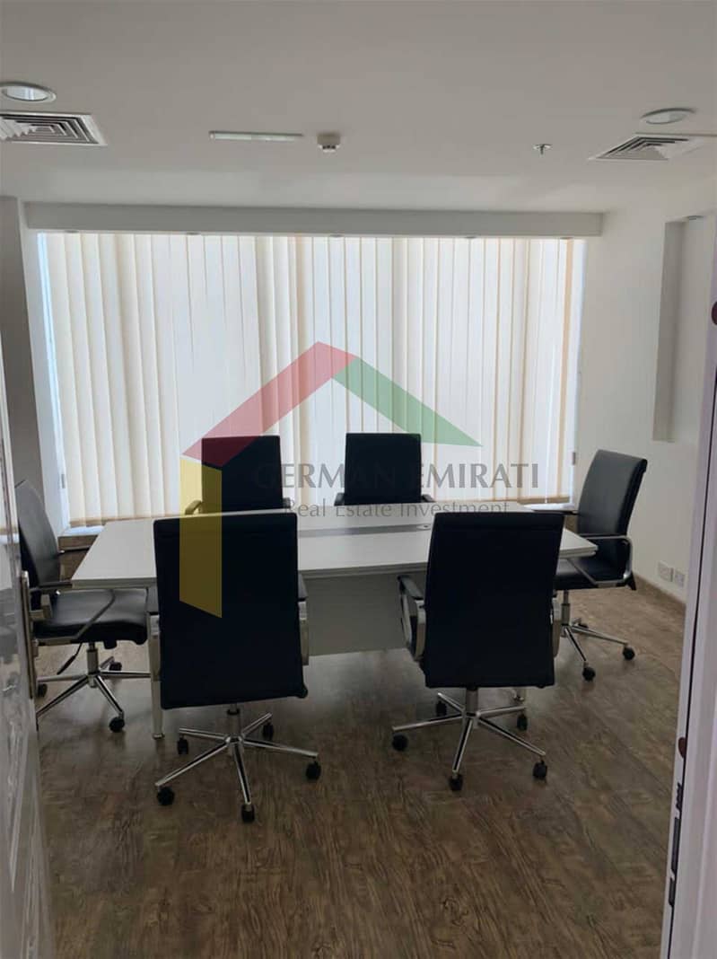 6 Fully Fitted and Furnished Office for Rent in Al Qusais