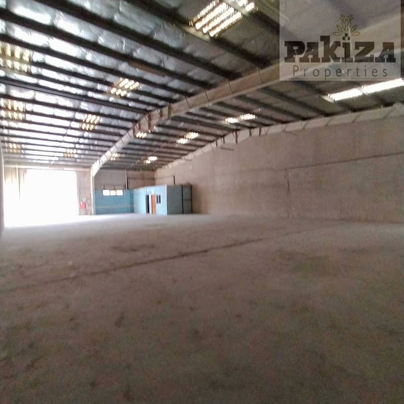 3 5250Sqft!!  Warehouse With Washroom Office In Clean Compound At lower Price