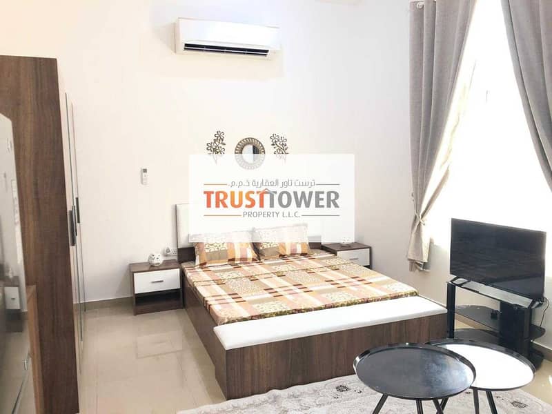2 Studio private entrance fully furnished in KCA monthly 3.400
