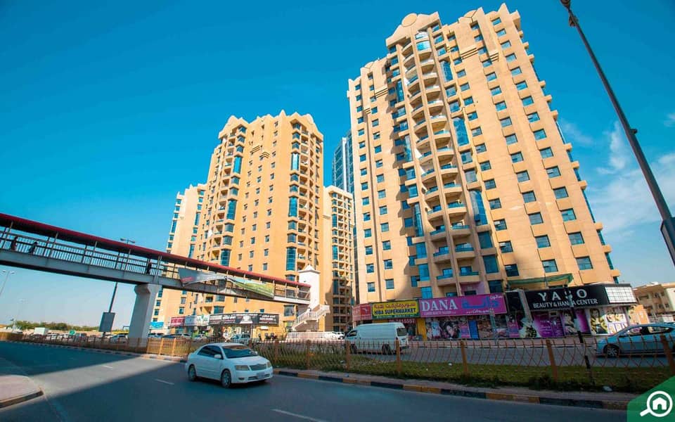 Hot Offer! Full Open View 1bhk Close Kitchen Alkhor Towers 16k Only