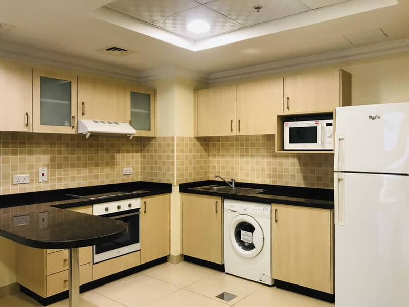 10 Fully furnished 2BR apartment behind mall of emirates