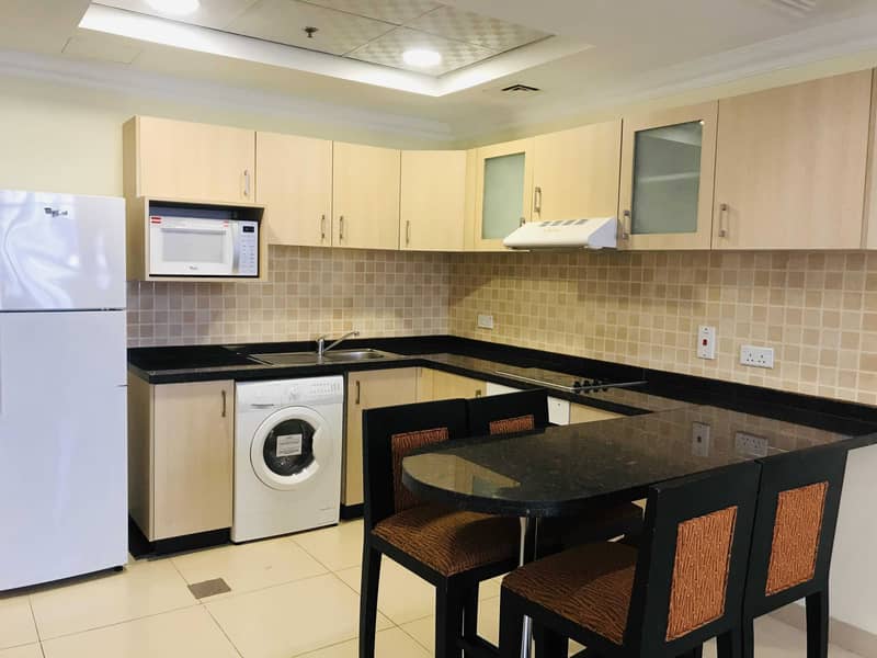 9 Fully furnished 2BR apartment behind mall of emirates