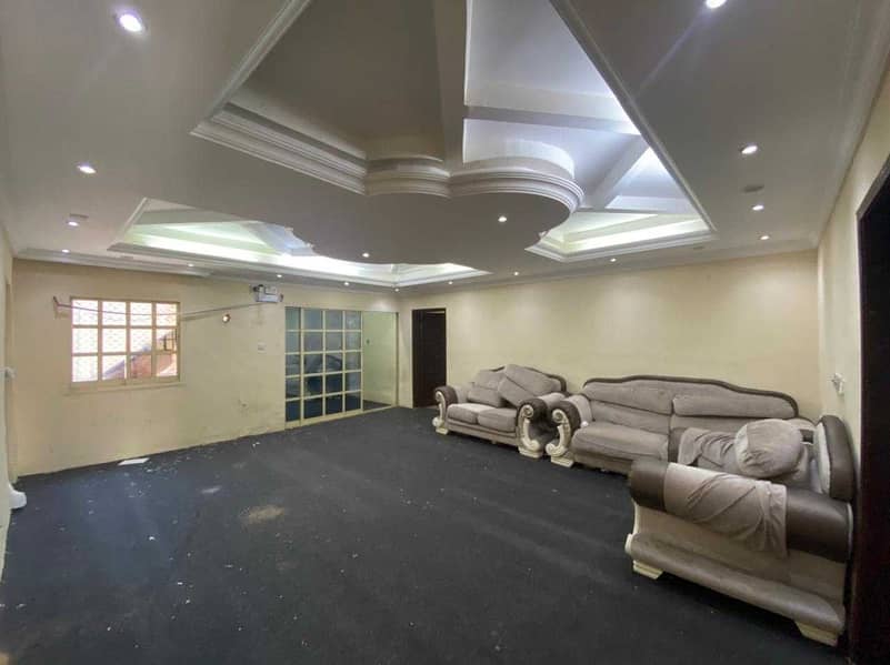 Annex for rent in Ajman Al Hamidiya
 ground floor
 4 rooms and a hall
 with