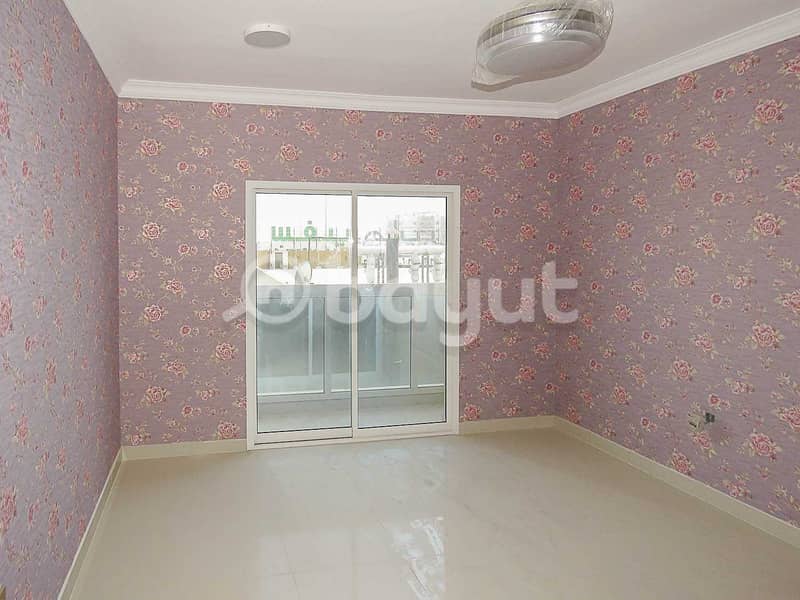 STUDIO LARGER SIZ WITH BALCONA CLOS KICHAN RENT CASH 12000AED YEARLY BRAND NEW BUILDING