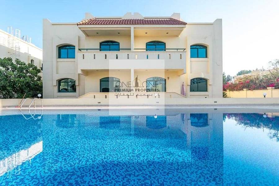 15 Garden Villa Umm Suqeim 2  for Families with 1 month free