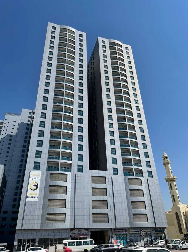 City TOWER AJMAN, 2BHK FLAT FOR RENT, free AC. . ,,