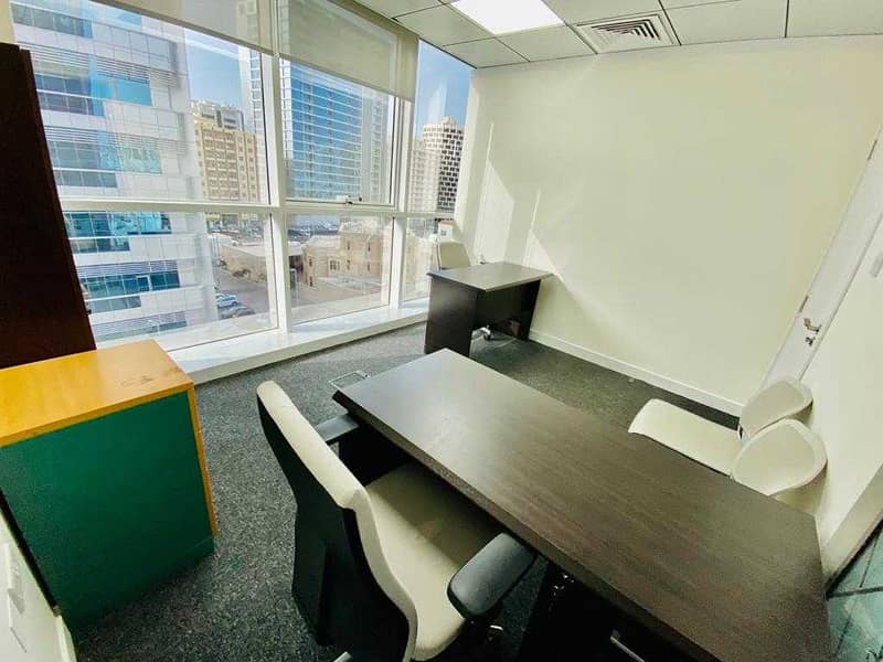 4 Spectacular furnished offices for your up growing business.