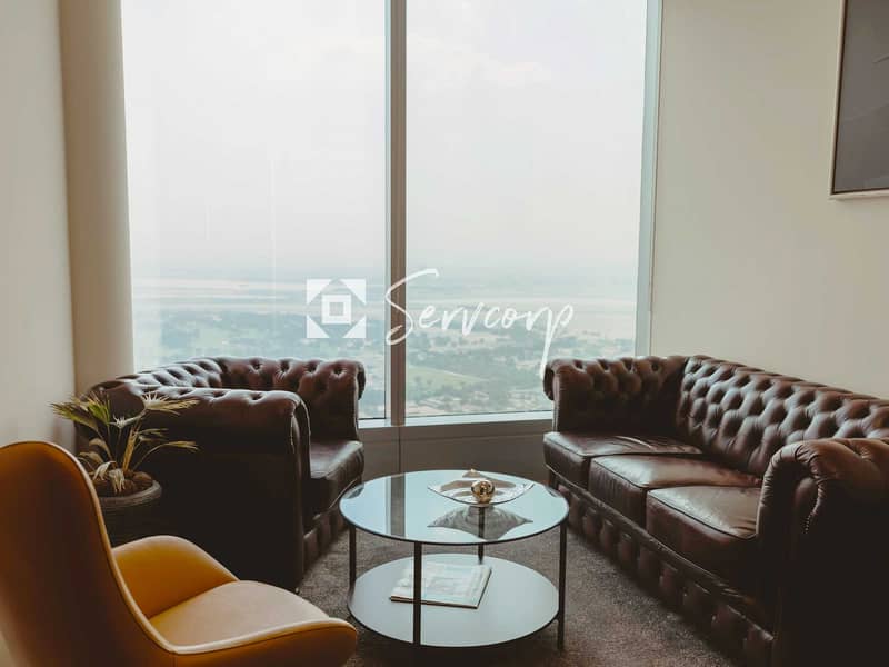 6 Coworking Space with Estidama in Emirates Towers