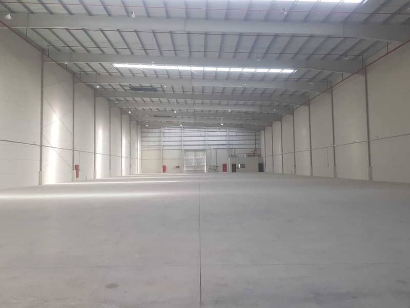 270 Kw, 530 Kw  Brand New 33500 Sqft  Warehouse In Emirates Modern Industrial Umm Al Quwain Uae