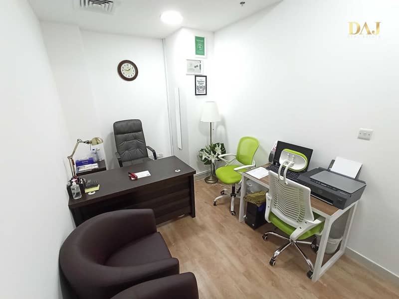 5 Office Space @AED 4999/- for 1 Year with Meeting room