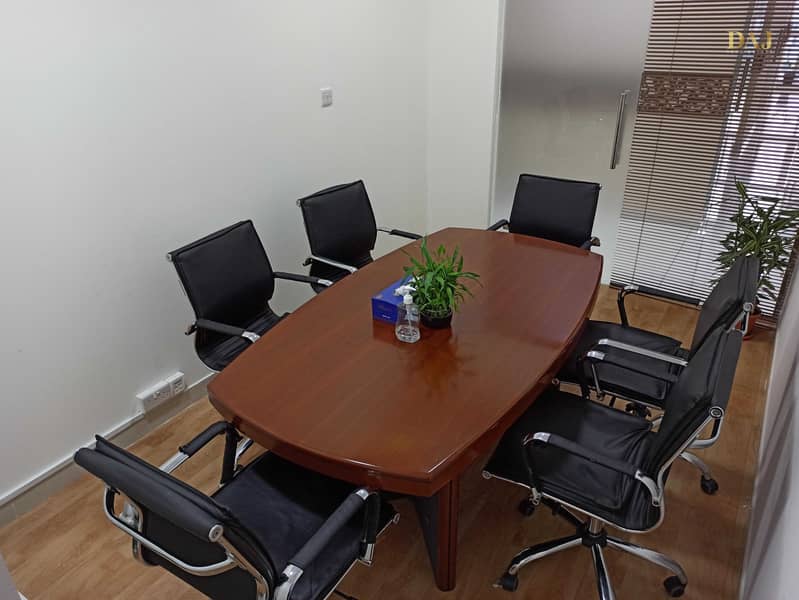 10 Office Space @AED 4999/- for 1 Year with Meeting room