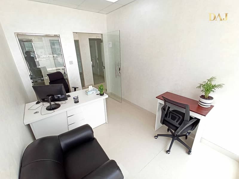 10 OFFICE SPACES FROM AED 500/- MONTHLY WITH FREE WI-FI | 0% COMMISSION
