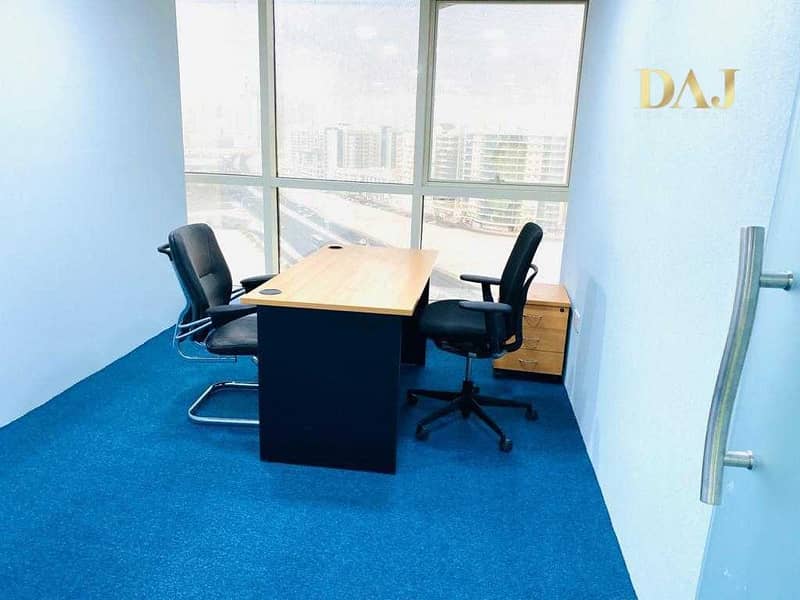 2 Office Spaces from Monthly AED 500/- | No Commission | Prime Location
