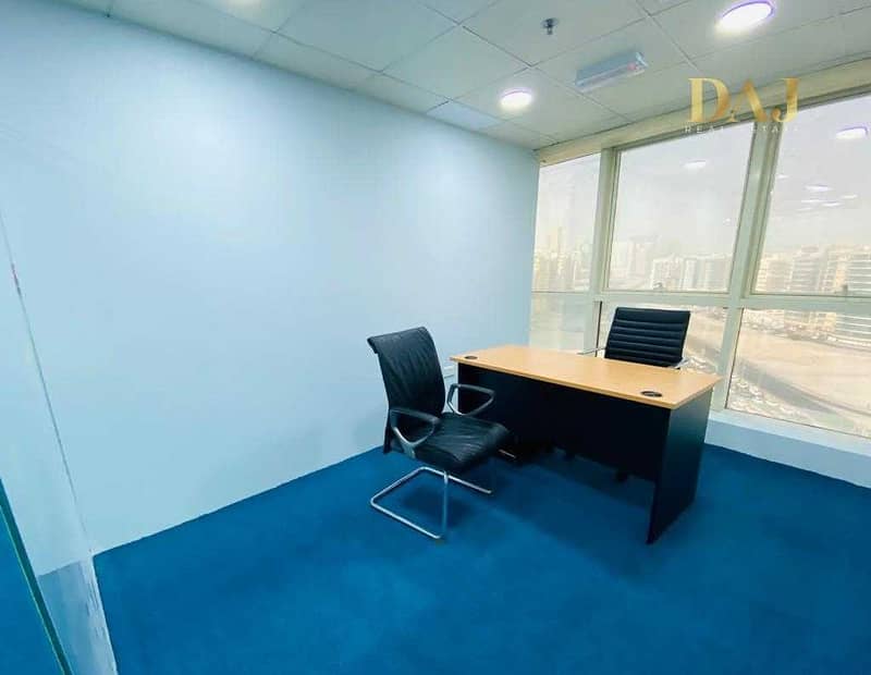 4 Office Spaces from Monthly AED 500/- | No Commission | Prime Location