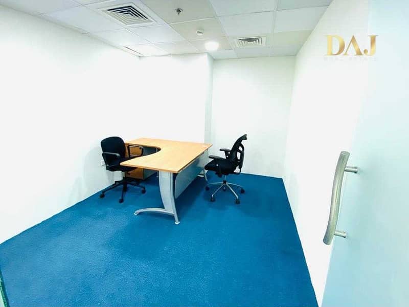 7 Office Spaces from Monthly AED 500/- | No Commission | Prime Location